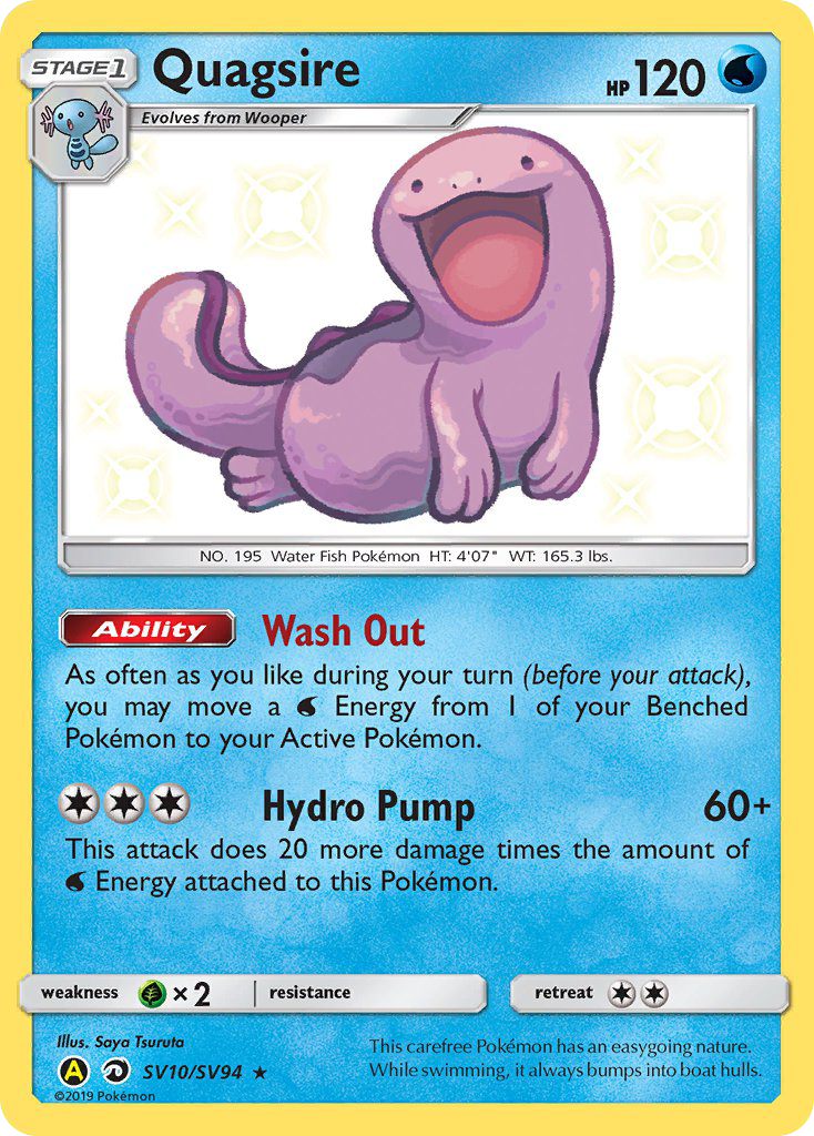 Quagsire — Hidden Fates: Shiny Vault #SV10/SV94