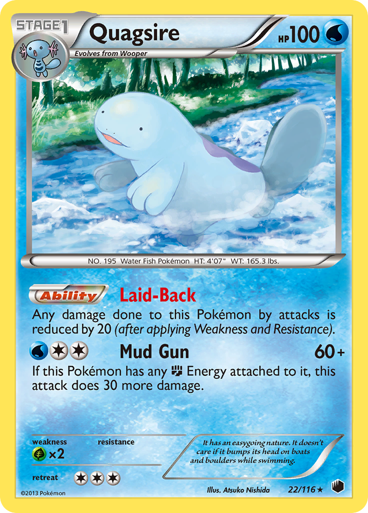 Quagsire — Plasma Freeze #22/116