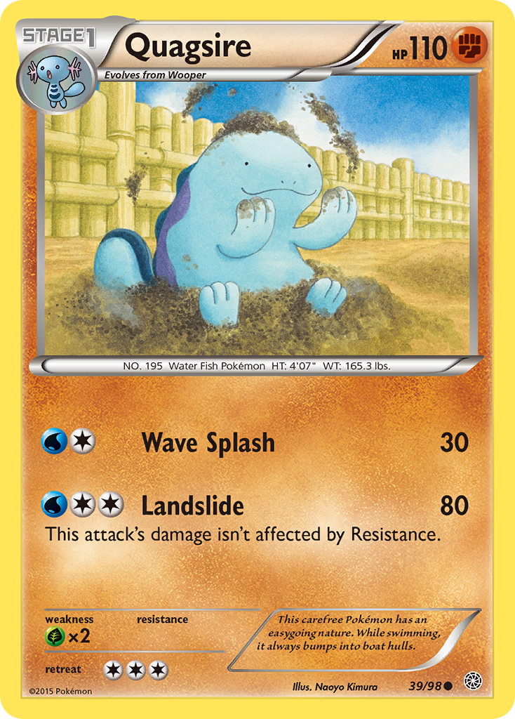 Quagsire — XY - Ancient Origins #39/98