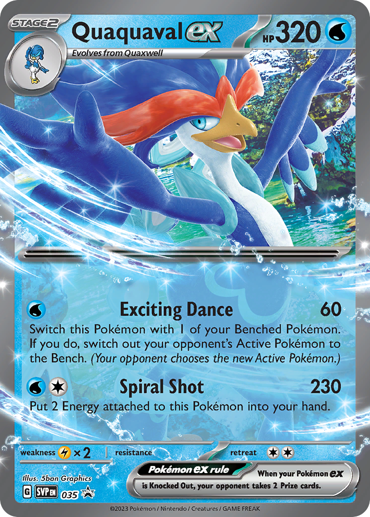 Quaquaval ex — SV: Scarlet & Violet Promo Cards #035