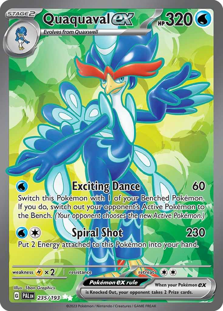 Quaquaval ex — SV02: Paldea Evolved #235/193