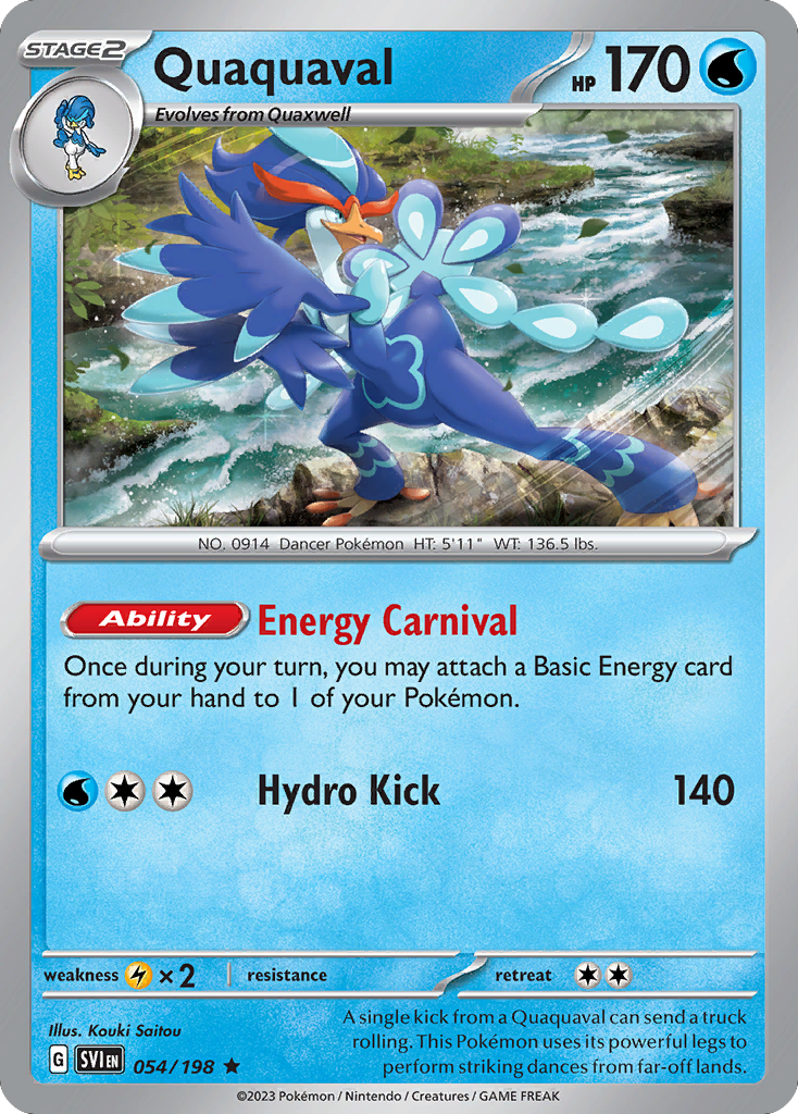 Quaquaval — SV01: Scarlet & Violet Base Set #054/198