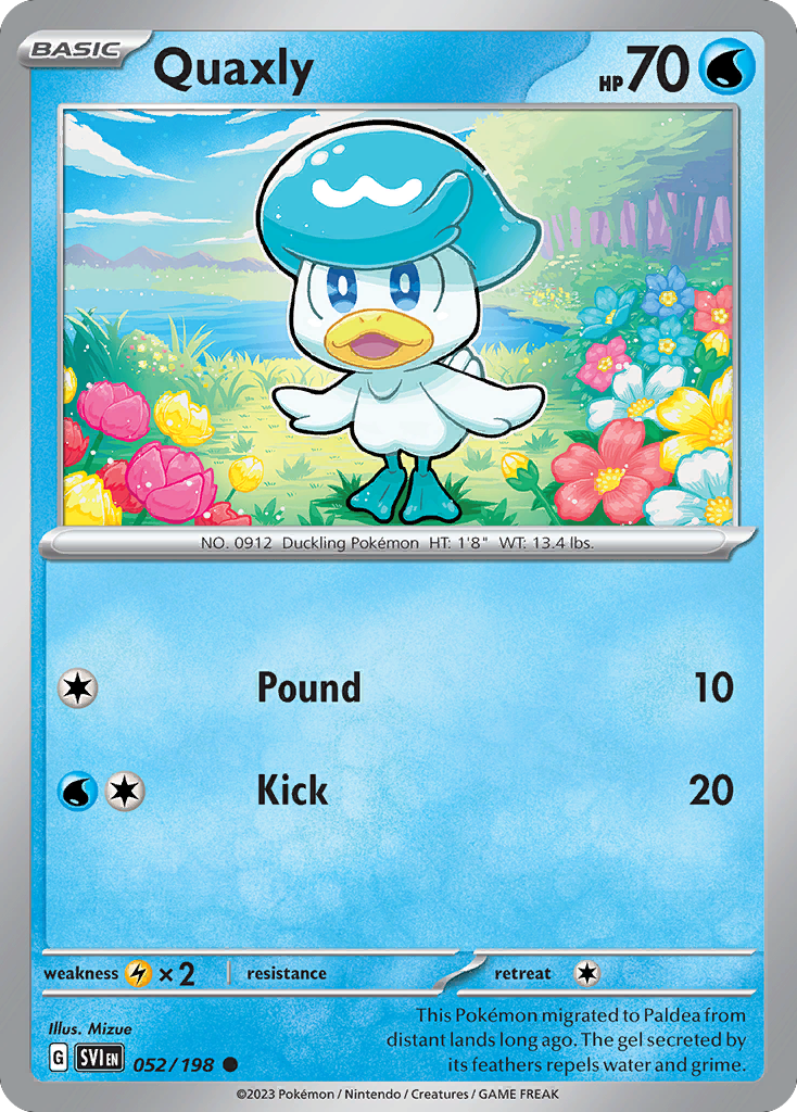 Quaxly — SV01: Scarlet & Violet Base Set #052/198