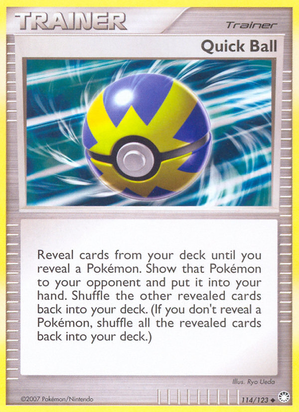 Quick Ball — Mysterious Treasures #114/123