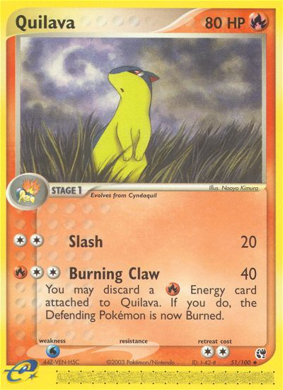 Quilava — Sandstorm #51/100