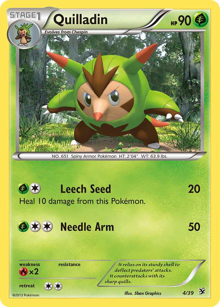 Quilladin — Kalos Starter Set #4/39