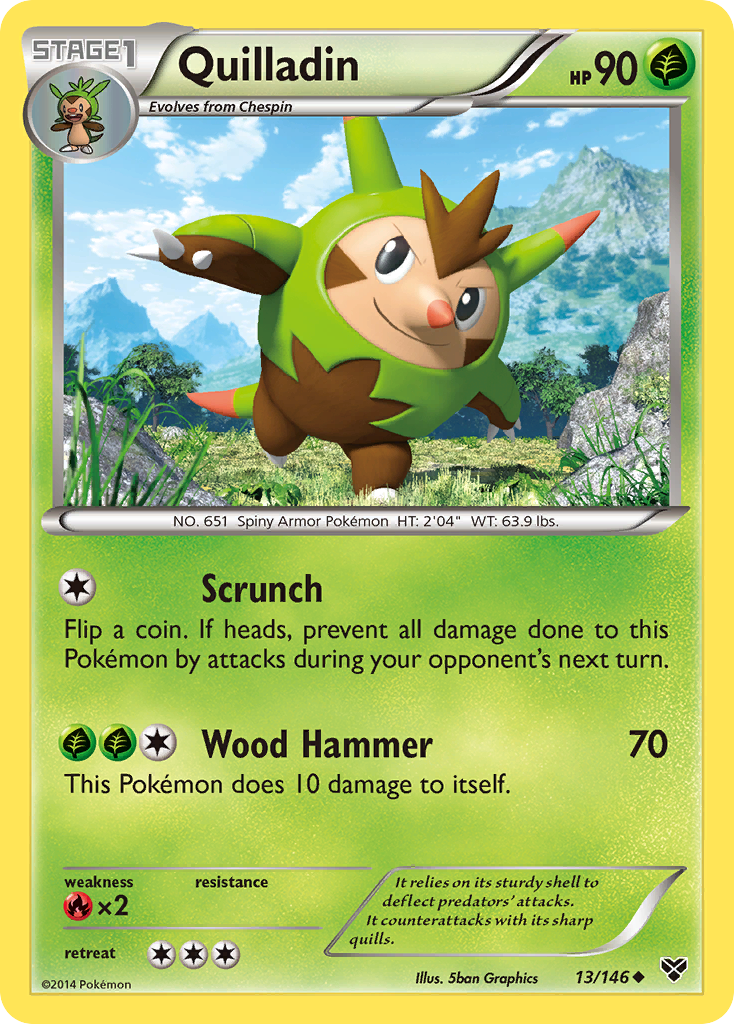 Quilladin — XY Base Set #13/146