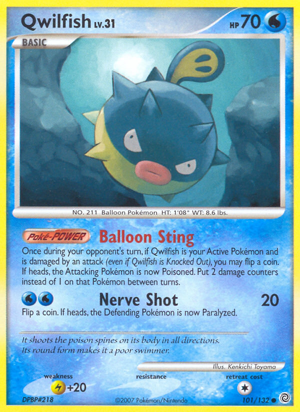 Qwilfish — Secret Wonders #101/132