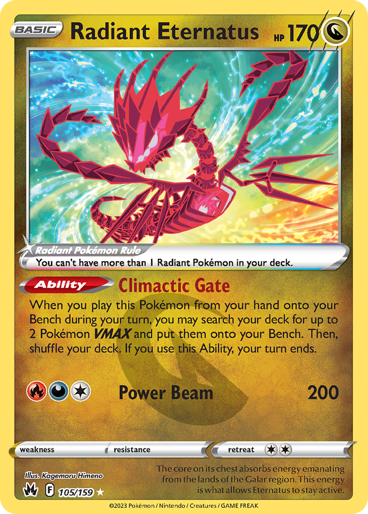 Radiant Eternatus — SWSH: Crown Zenith #105/159