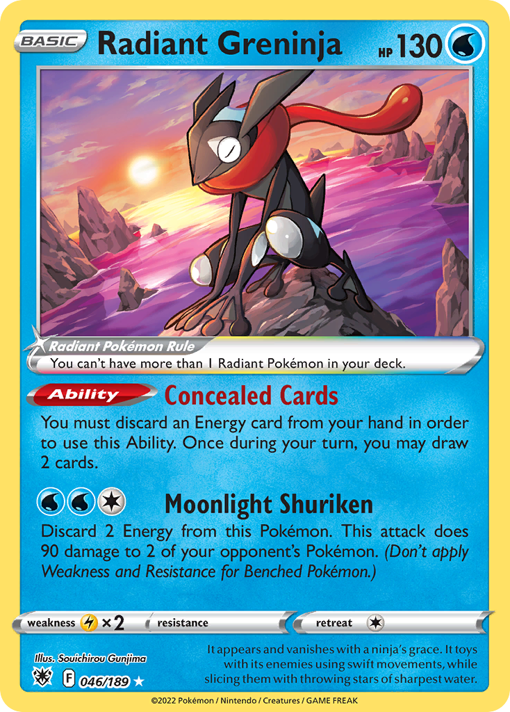 Radiant Greninja — League & Championship Cards #046/189