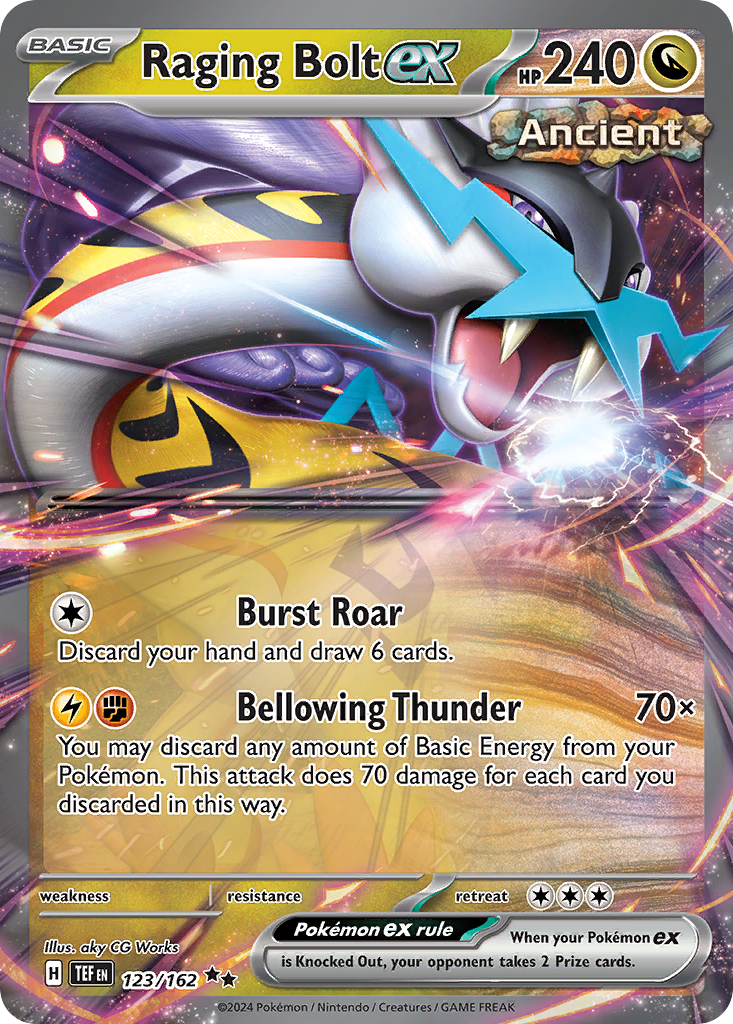 Raging Bolt ex — Prize Pack Series Cards #123/162