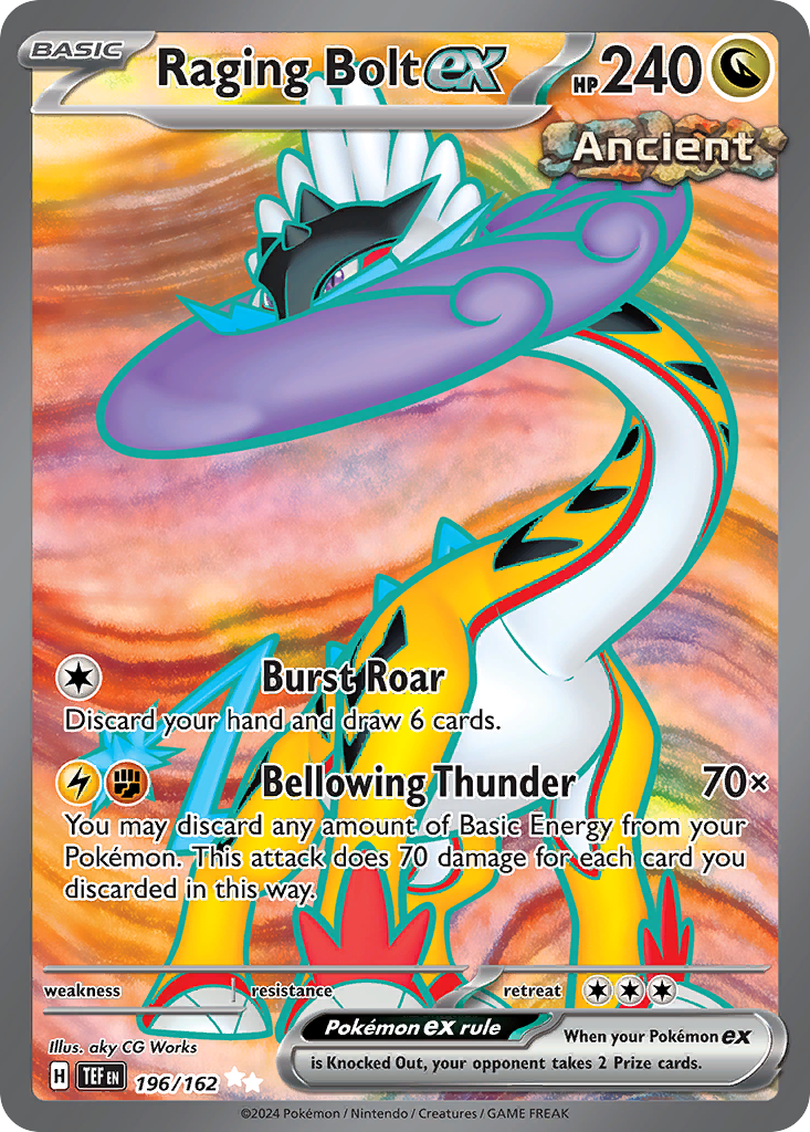 Raging Bolt ex — SV05: Temporal Forces #196/162