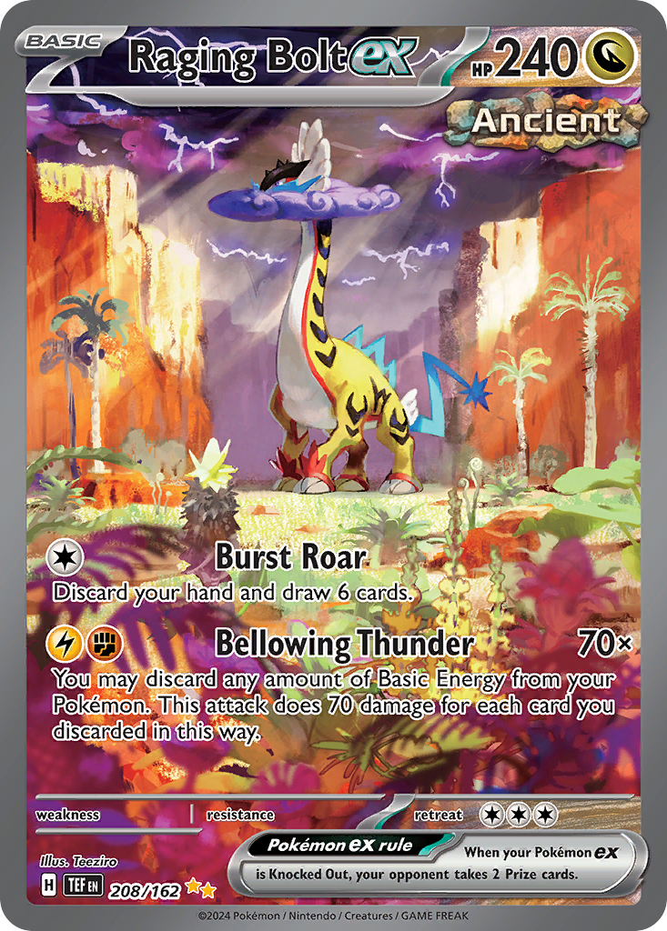 Raging Bolt ex — SV05: Temporal Forces #208/162