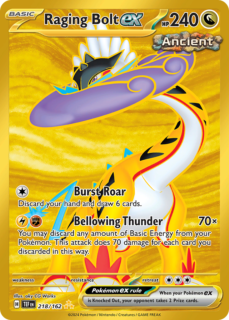 Raging Bolt ex — SV05: Temporal Forces #218/162