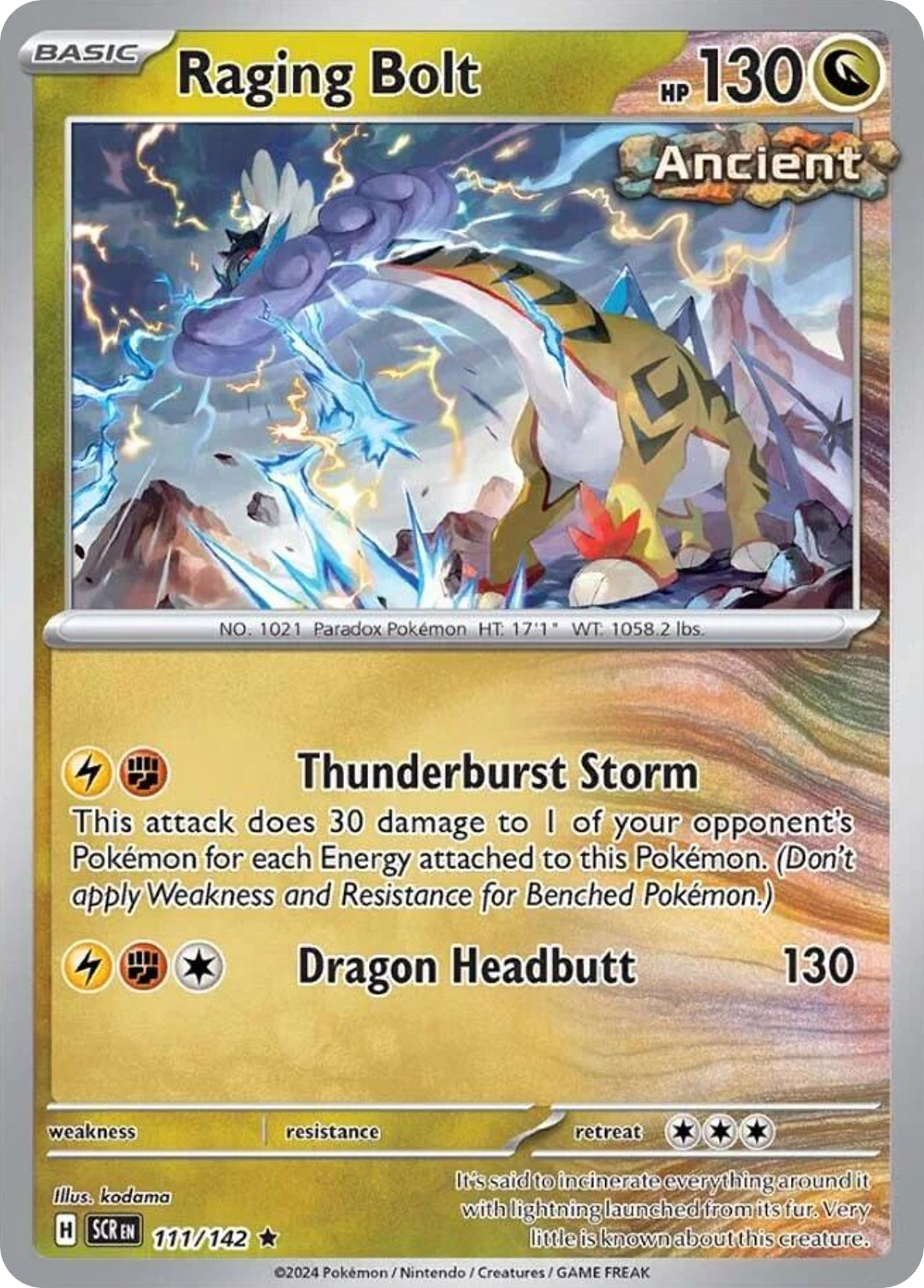 Raging Bolt — Prize Pack Series Cards #111/142