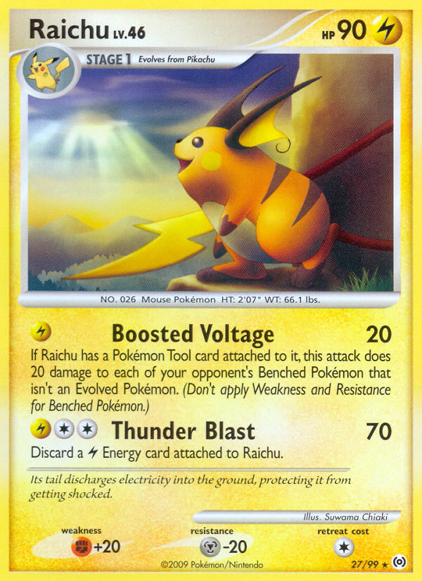 Raichu — Arceus #27/99