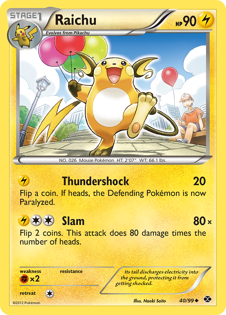 Raichu — Blister Exclusives #040/099