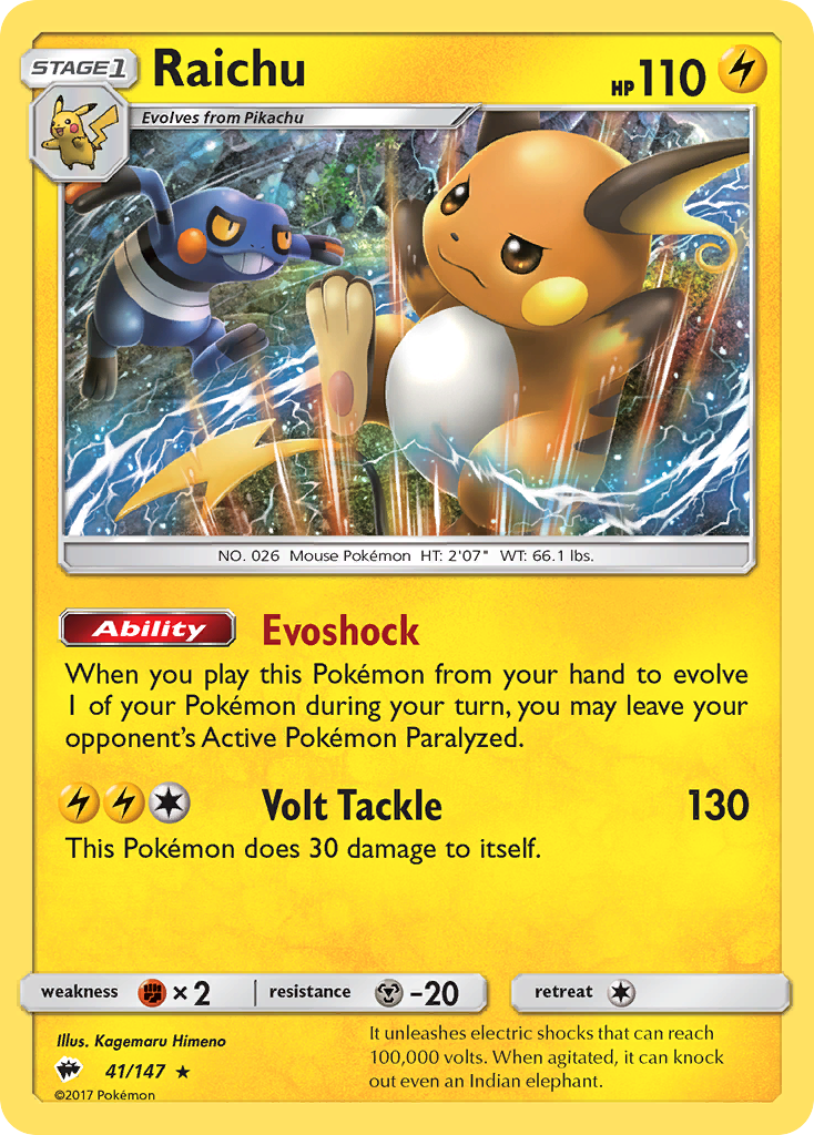 Raichu — Blister Exclusives #041/147