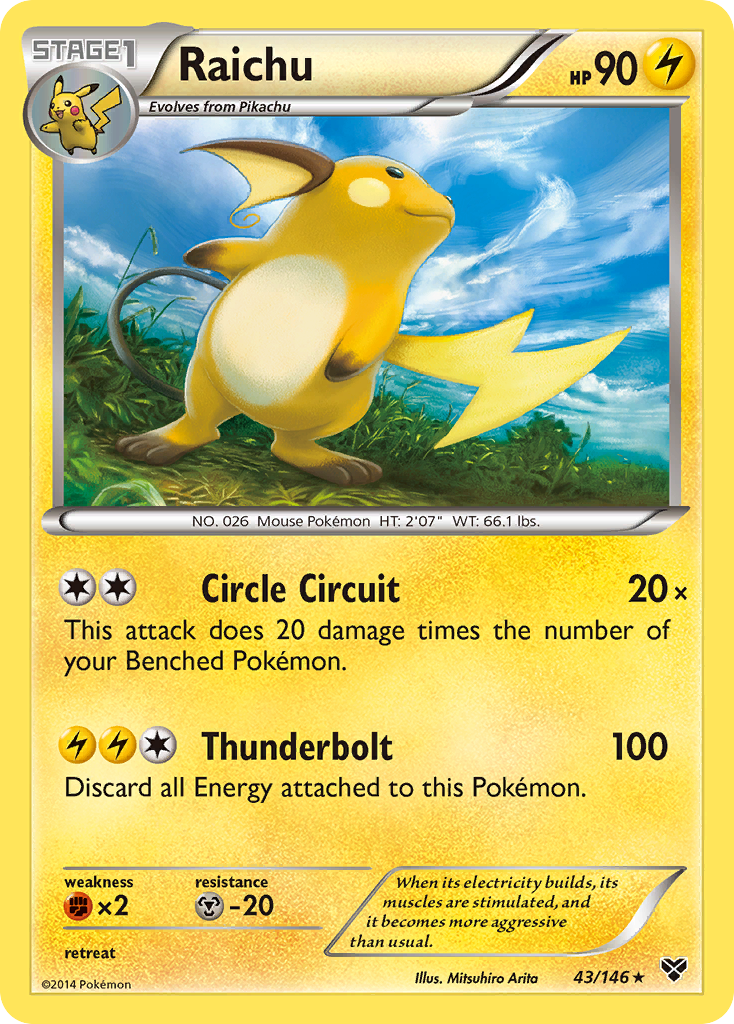 Raichu — Blister Exclusives #043/146