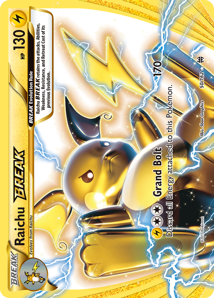 Raichu BREAK — XY - BREAKthrough #50/162