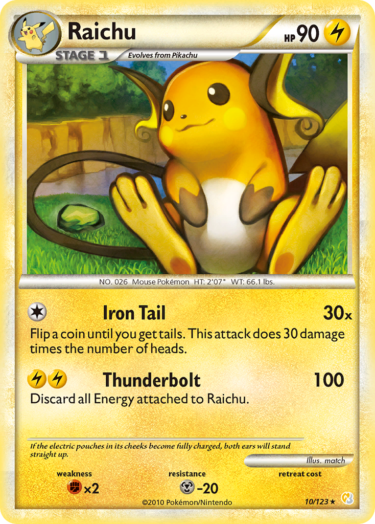 Raichu — Deck Exclusives #010/123