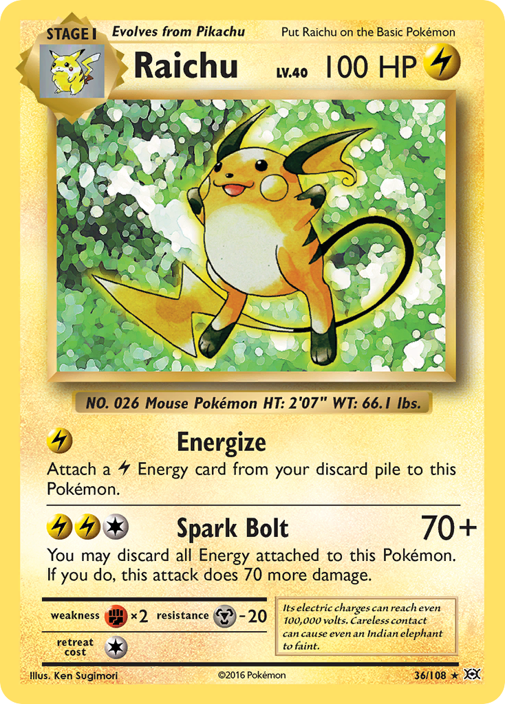 Raichu — Deck Exclusives #036/108