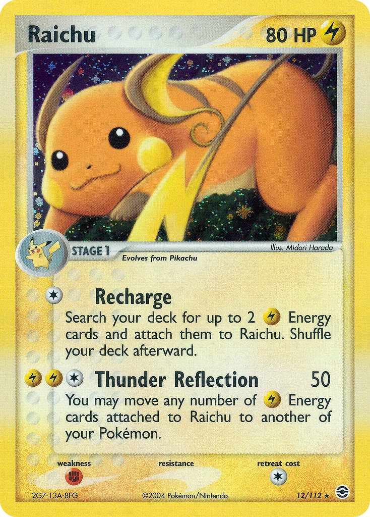 Raichu — FireRed & LeafGreen #12/112