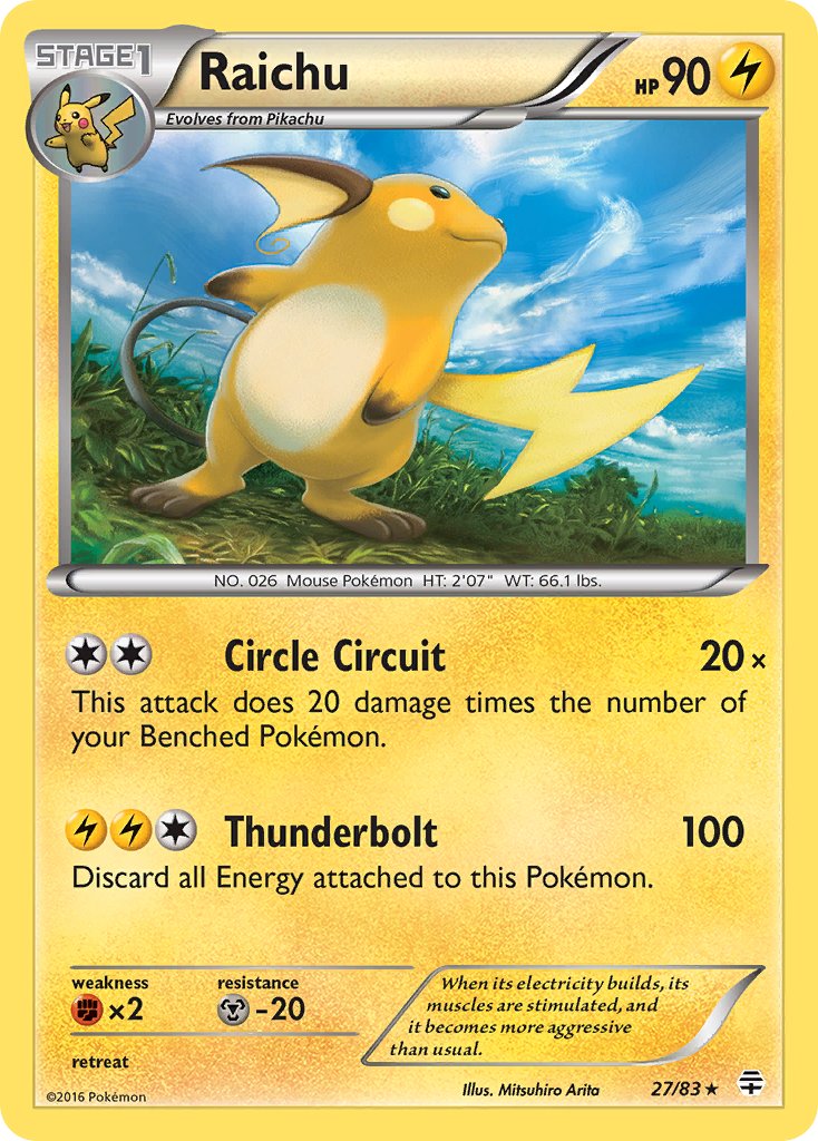 Raichu — Generations #27/83