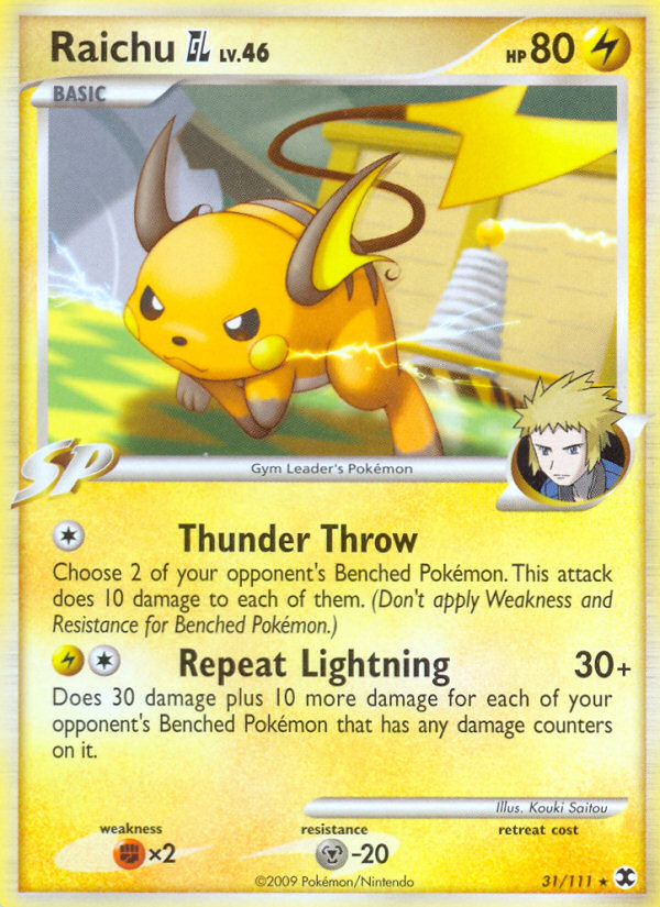 Raichu GL — Rising Rivals #31/111