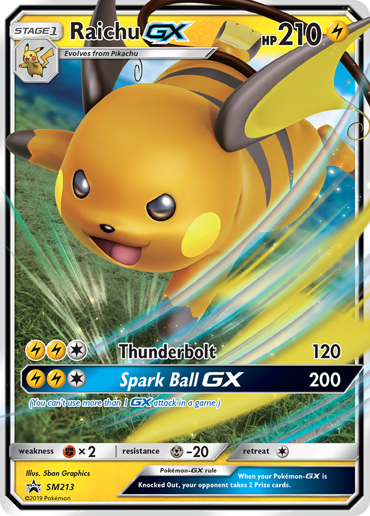 Raichu GX — Jumbo Cards #SM213