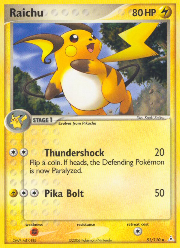 Raichu — Holon Phantoms #51/110
