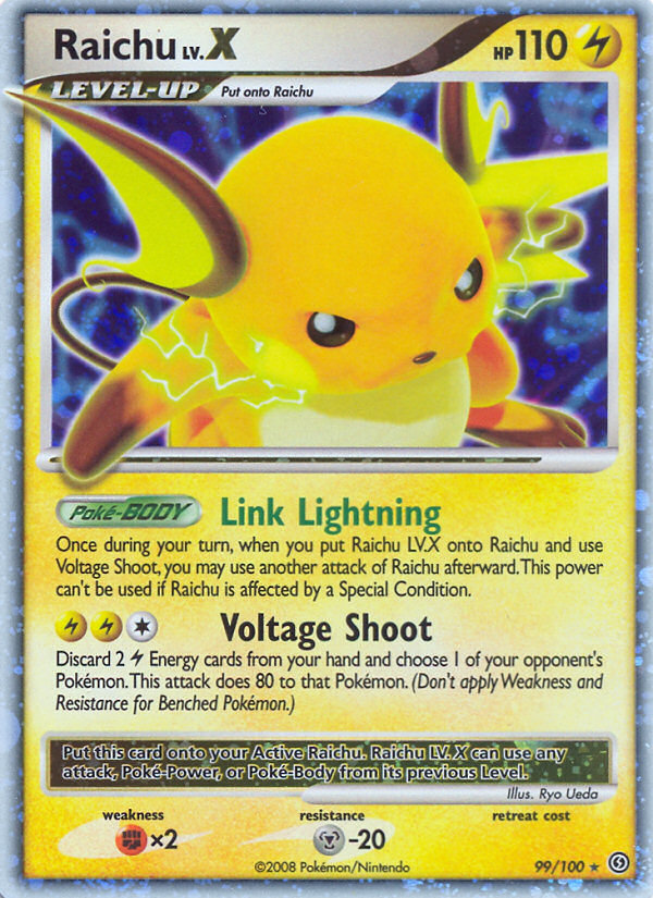 Raichu LV.X — Stormfront #99/100