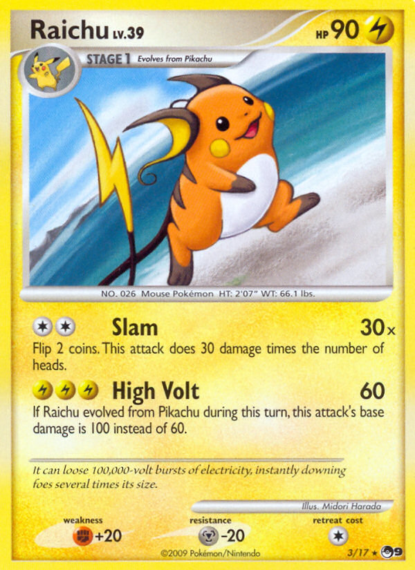 Raichu — POP Series 9 #003/017