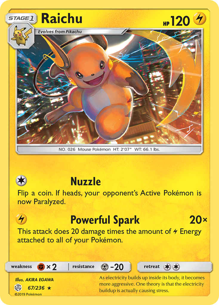 Raichu — SM - Cosmic Eclipse #67/236