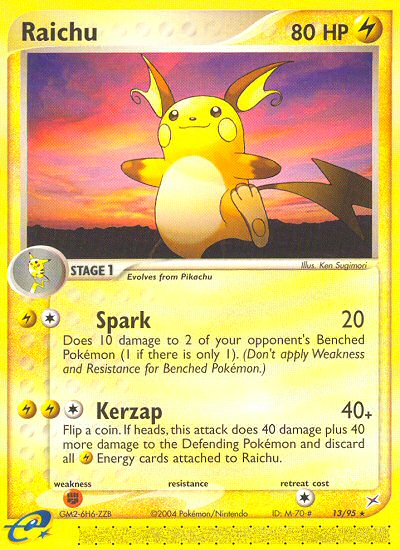 Raichu — Team Magma vs Team Aqua #13/95