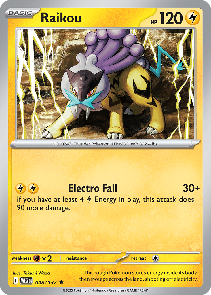 Raikou — ME01: Mega Evolution #048/132