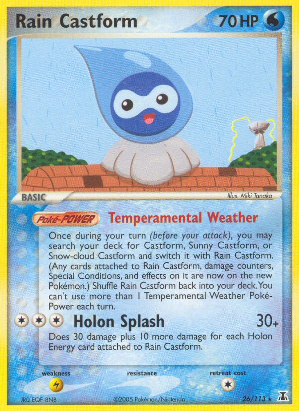 Rain Castform — Delta Species #26/113