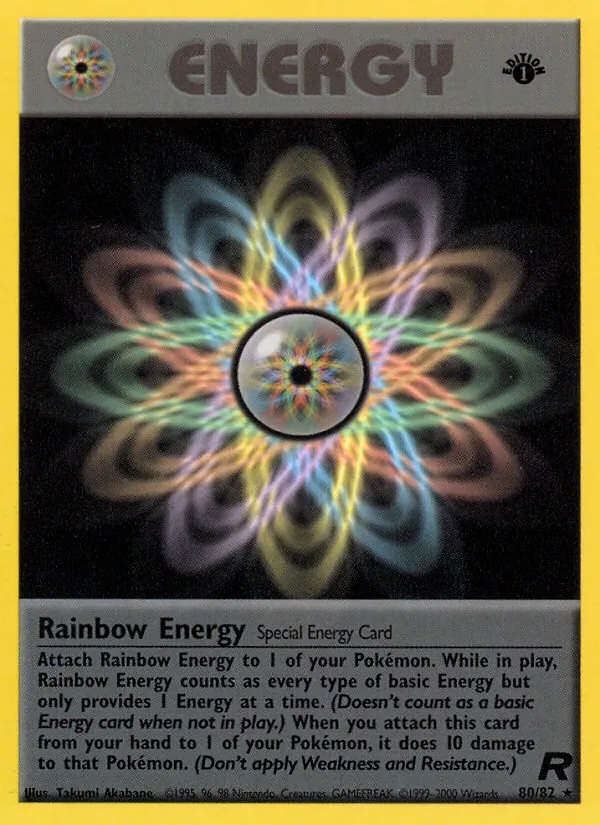 Rainbow Energy (80) — Team Rocket #80/82