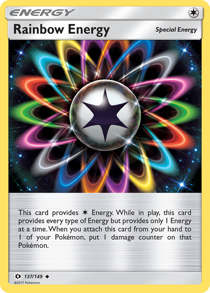 Rainbow Energy — SM Base Set #137/149