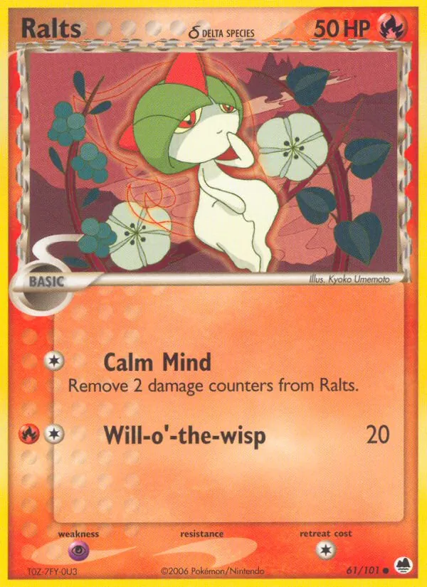 Ralts (Delta Species) — Dragon Frontiers #61/101