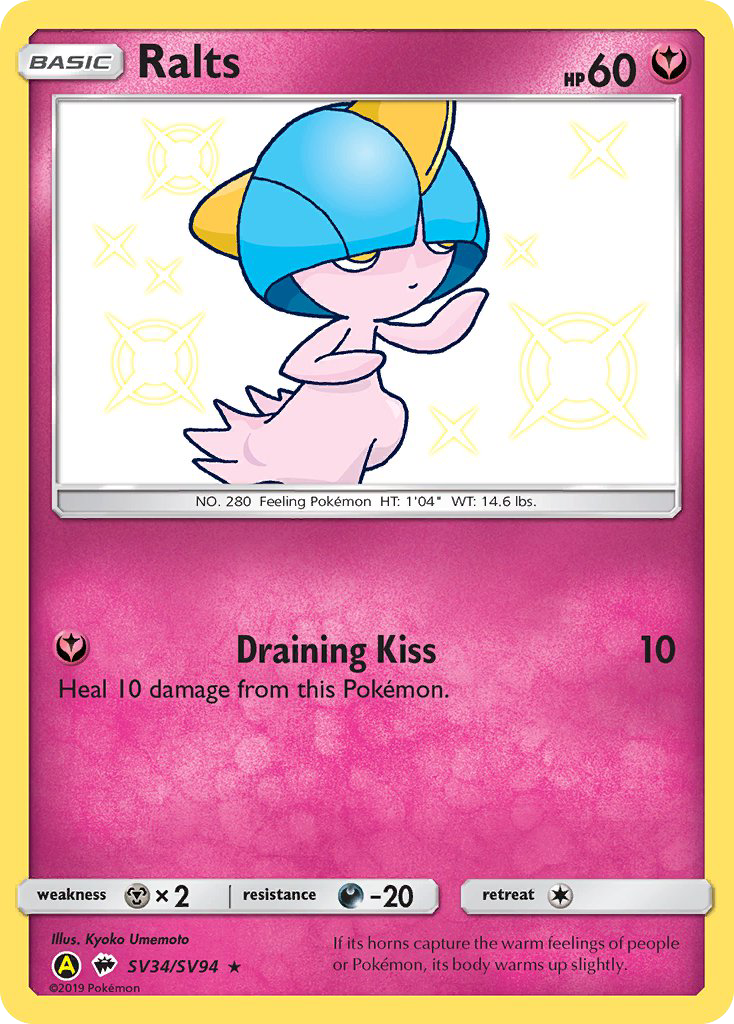 Ralts — Hidden Fates: Shiny Vault #SV34/SV94