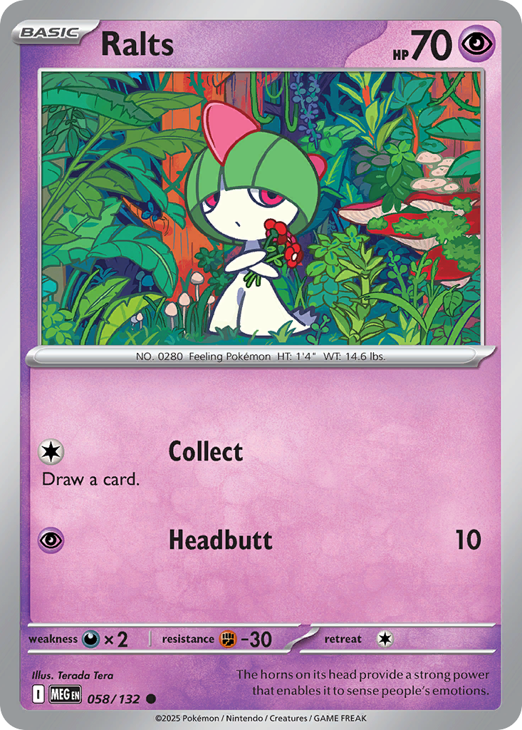 Ralts — ME01: Mega Evolution #058/132
