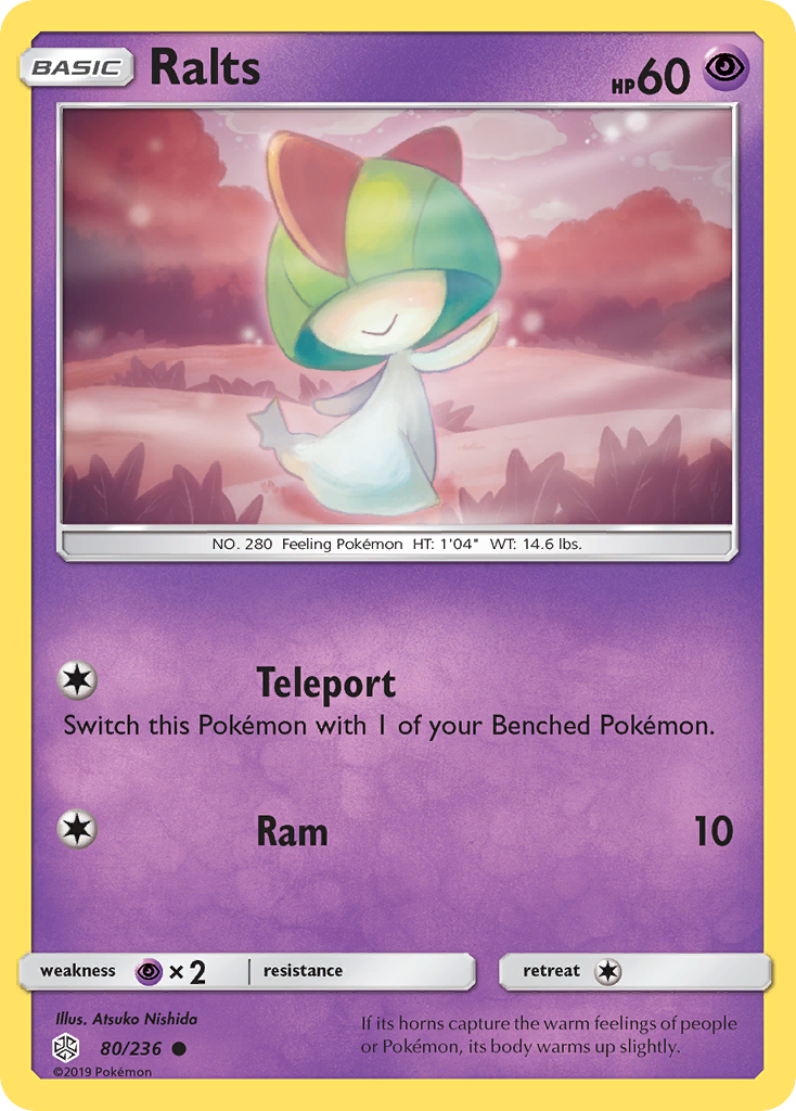 Ralts — SM - Cosmic Eclipse #80/236