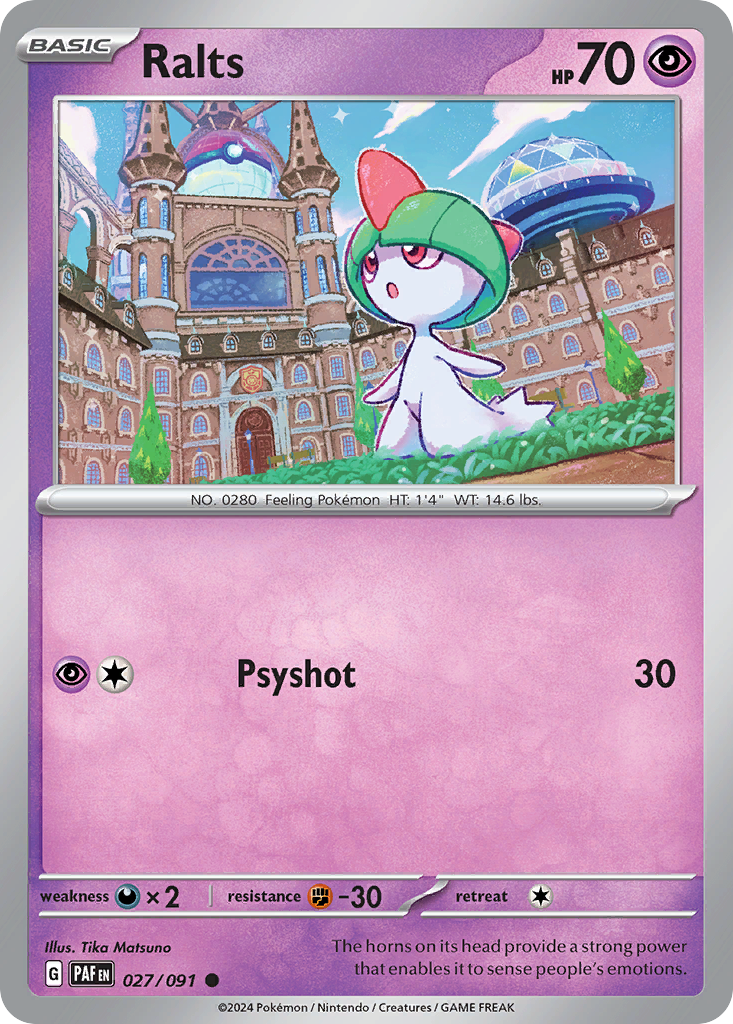 Ralts — SV: Paldean Fates #027/091