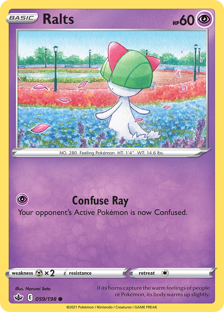 Ralts — SWSH06: Chilling Reign #059/198