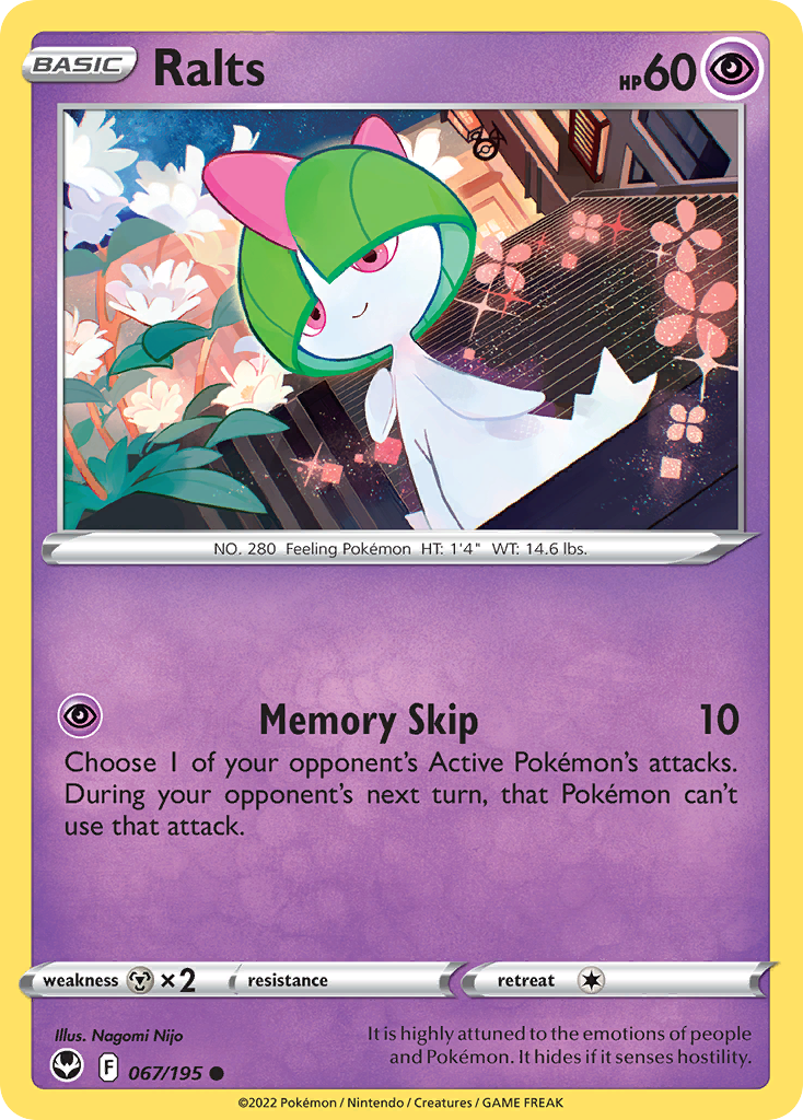 Ralts — SWSH12: Silver Tempest #067/195