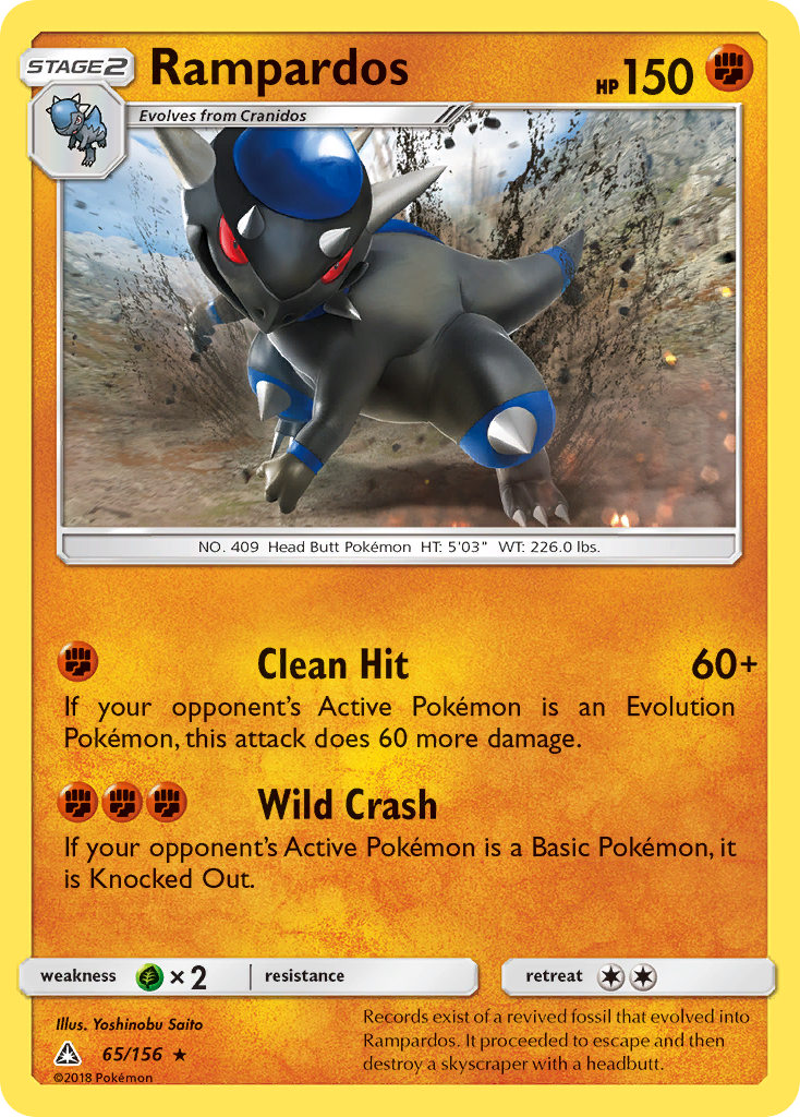 Rampardos — SM - Ultra Prism #65/156