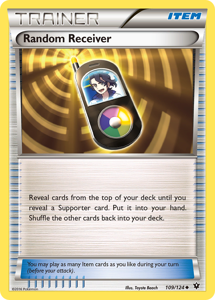 Random Receiver — XY - Fates Collide #109/124