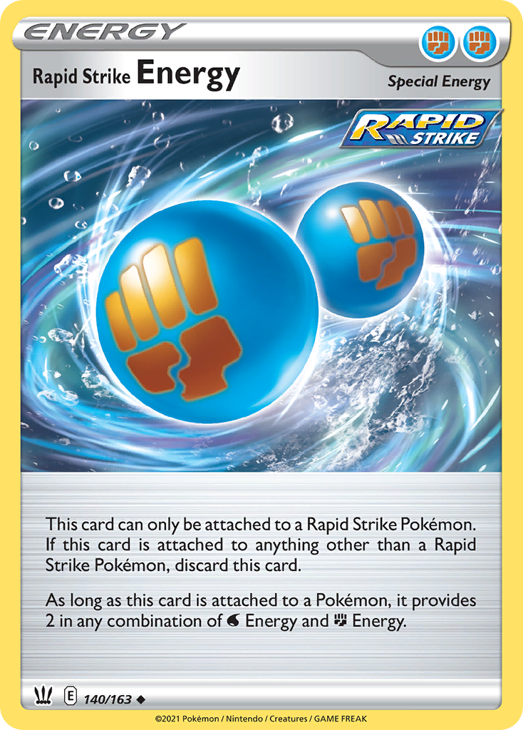 Rapid Strike Energy — SWSH05: Battle Styles #140/163
