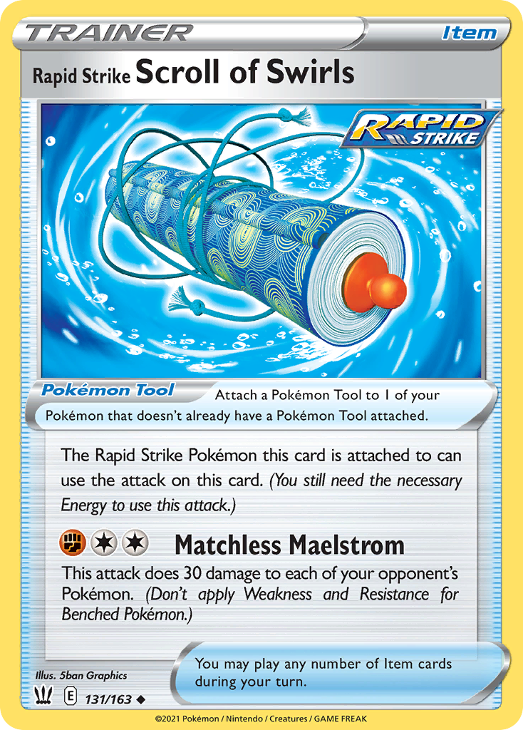 Rapid Strike Scroll of Swirls — SWSH05: Battle Styles #131/163